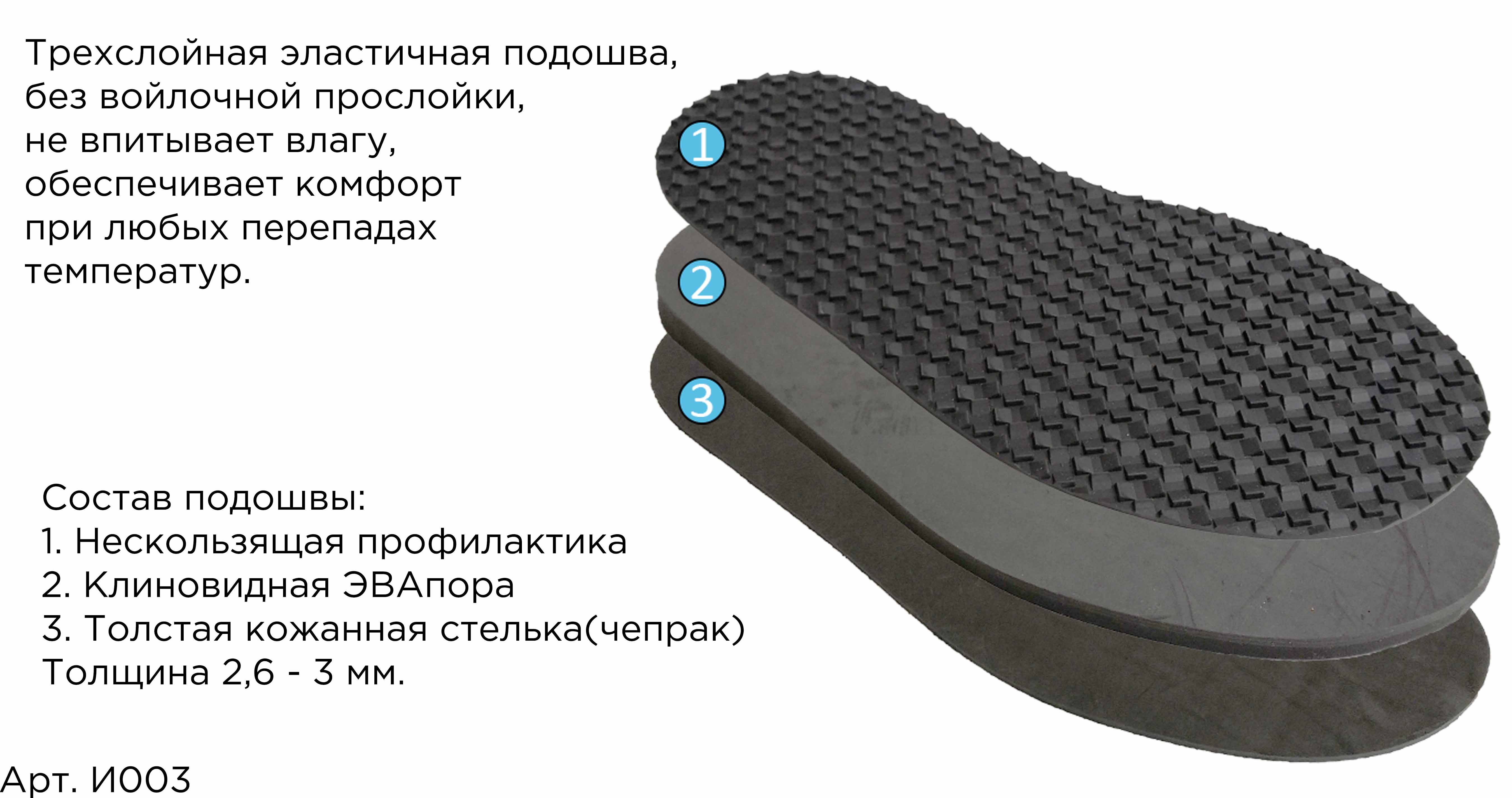 Зимние Ичиги. Модель без шнурка со средним швом